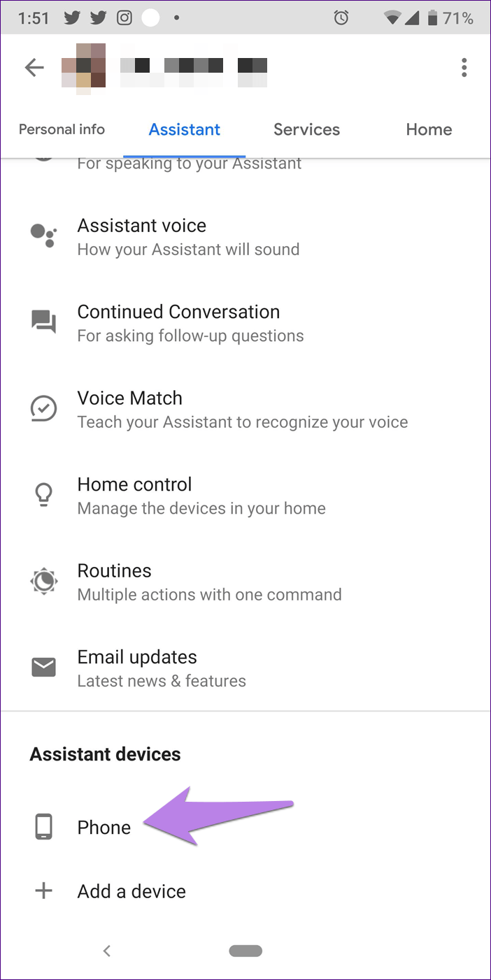 Google Assistant Settings 15