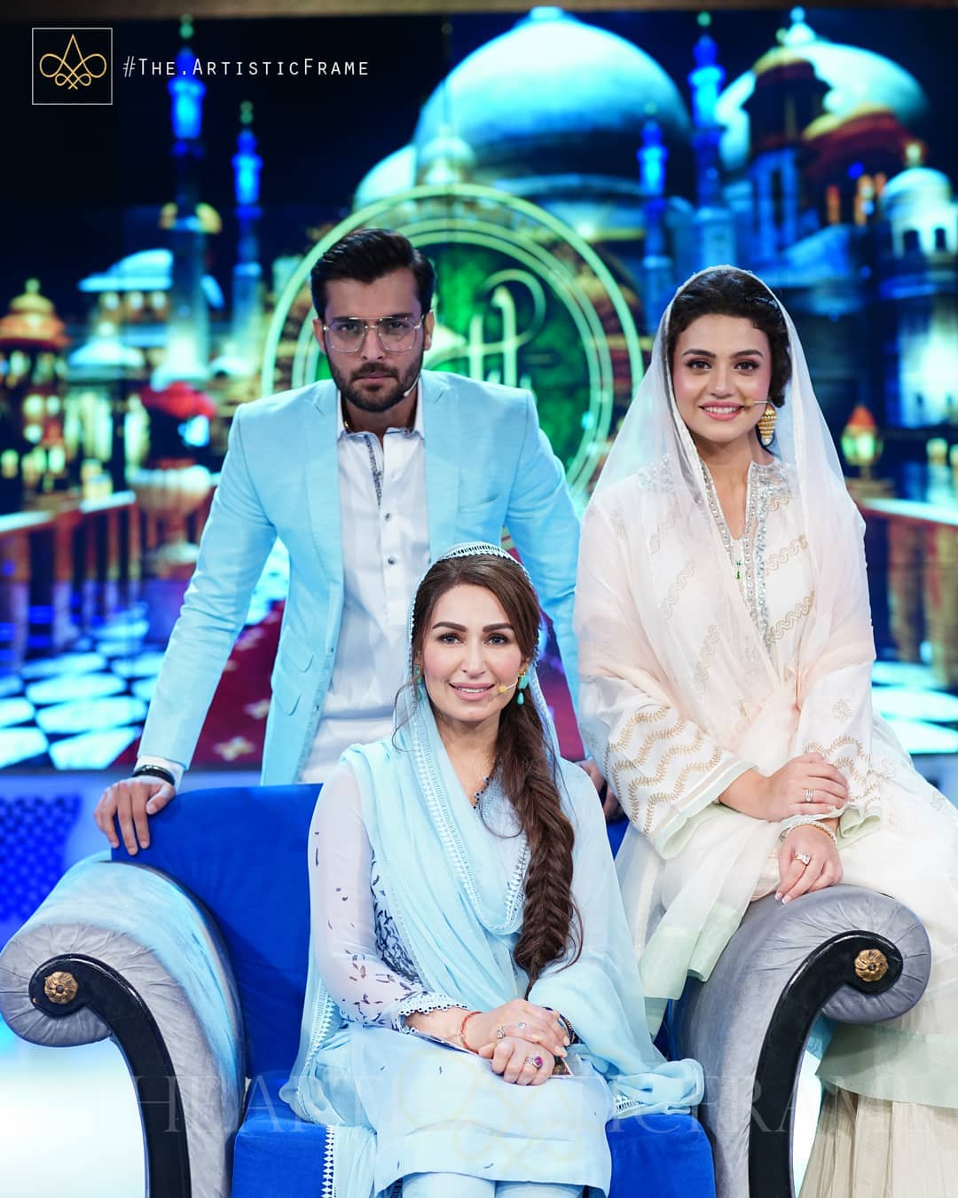 Zara Noor Abbas and Asad Siddique in Aaj TV Ramzan Entertainment 9 Zara Noor Abbas and Asad Siddique in Aaj TV Ramzan Entertainment