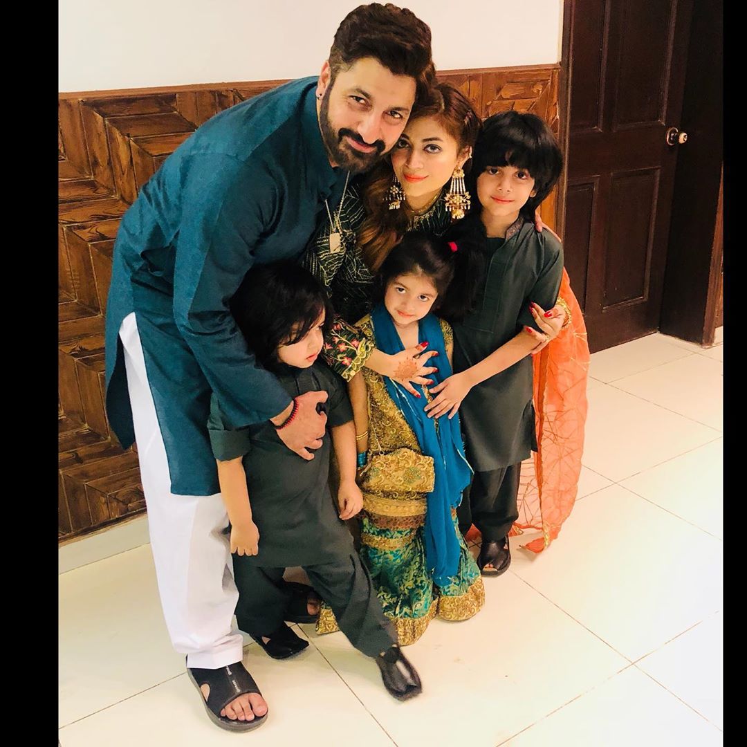 Syed Jibran with his Awesome Family on Eid Day