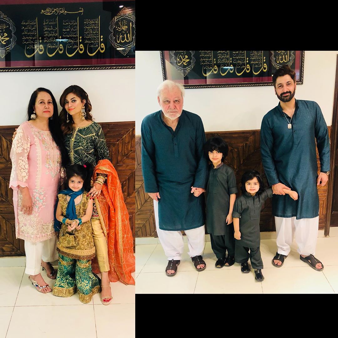 Syed Jibran with his Awesome Family on Eid Day