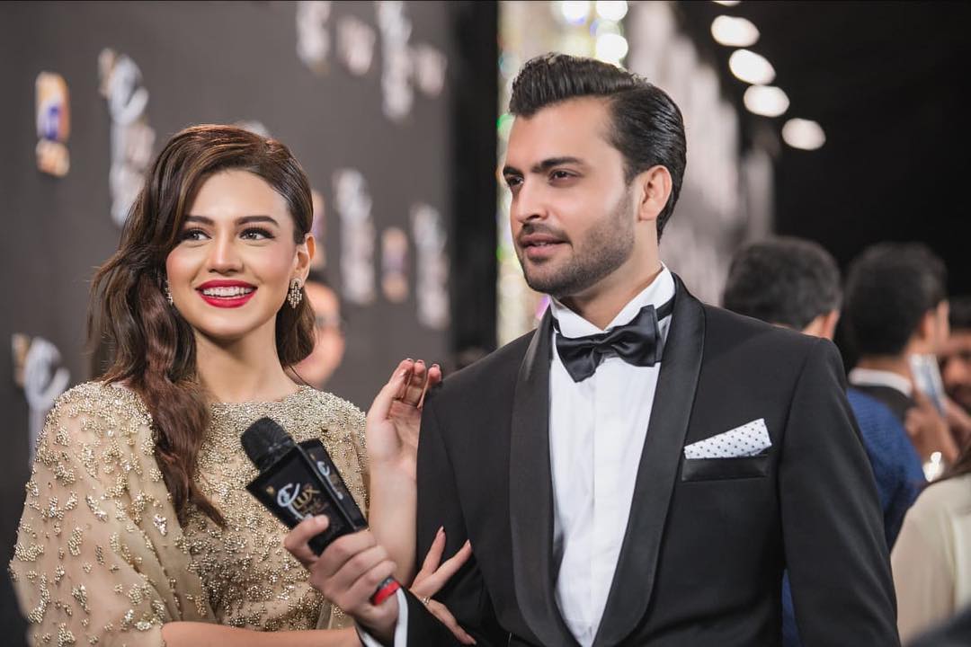 Famous Couple Zara Noor Abbas and Asad Siddique at Lux Style Awards 7 Famous Couple Zara Noor Abbas and Asad Siddique at Lux Style Awards