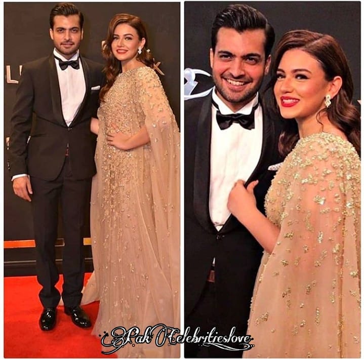 Famous Couple Zara Noor Abbas and Asad Siddique at Lux Style Awards 15 Famous Couple Zara Noor Abbas and Asad Siddique at Lux Style Awards