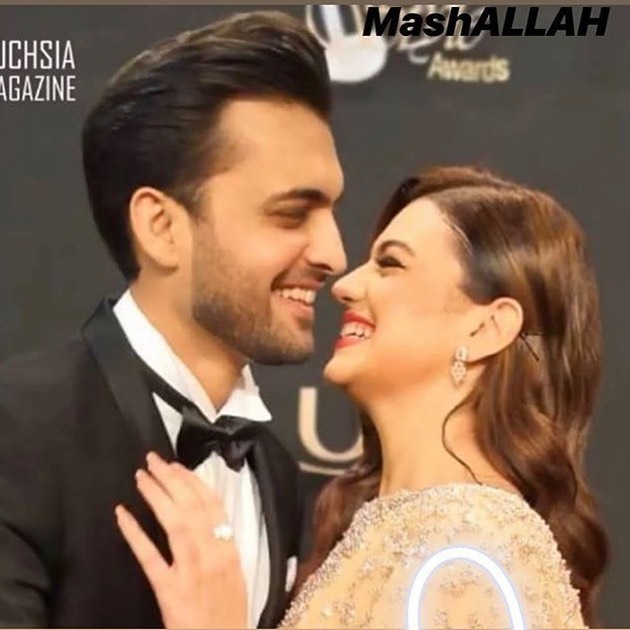 Famous Couple Zara Noor Abbas and Asad Siddique at Lux Style Awards 20 Famous Couple Zara Noor Abbas and Asad Siddique at Lux Style Awards