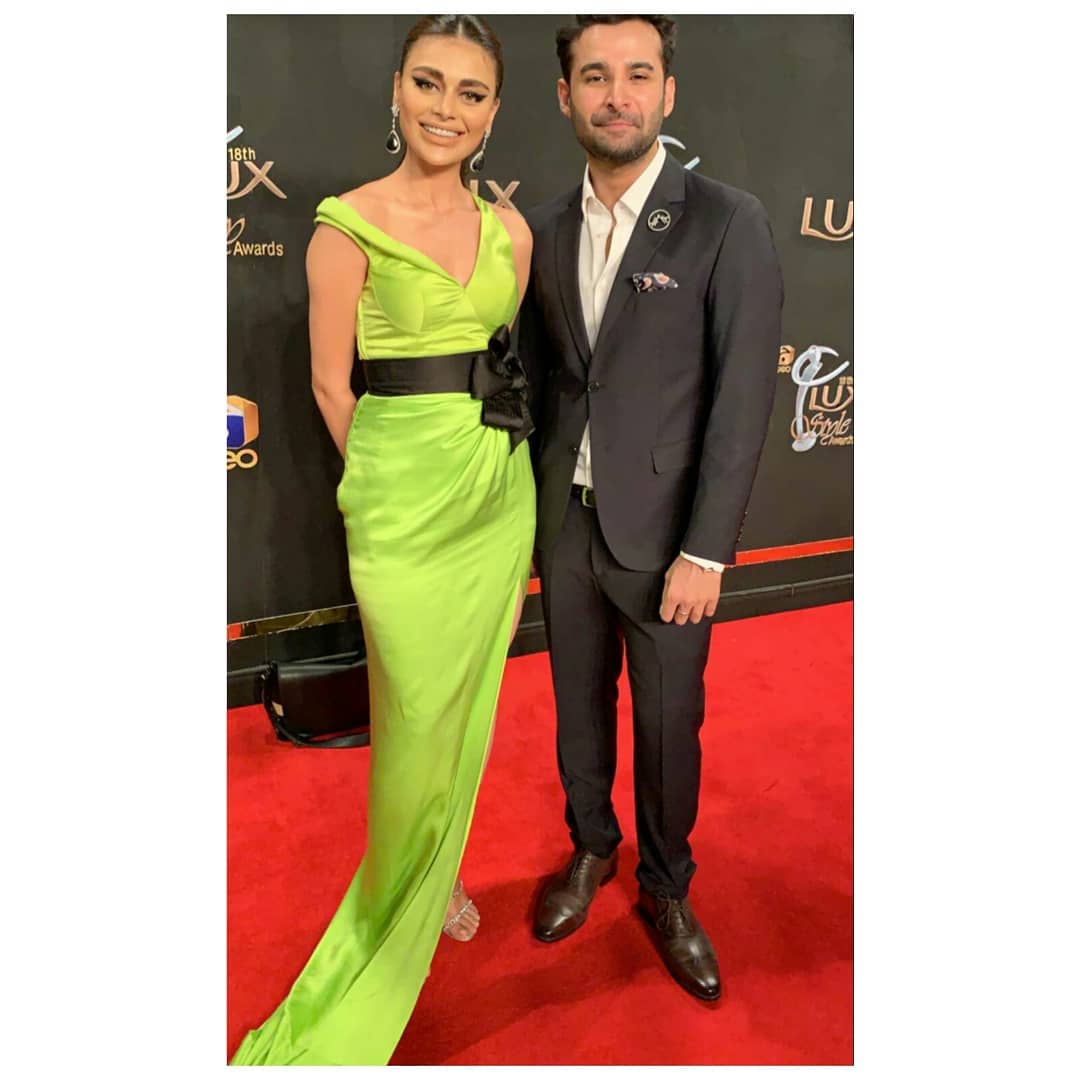Sadaf Kanwal Stunning Clicks from Lux Style Awards 2019