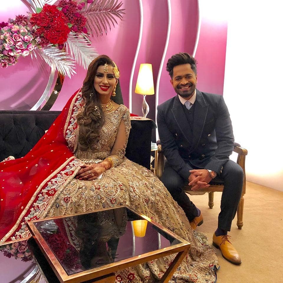 Morning Show Host Madiha Naqvi Wedding Clicks