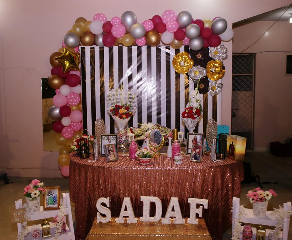 Birthday Party Click of Actor Umair Laghari's Wife Sadaf