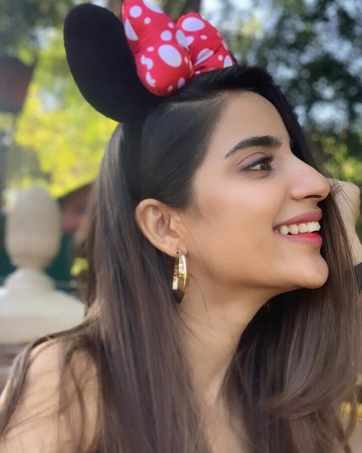 Beautiful Saboor Aly Awesome clicks in Disneyland