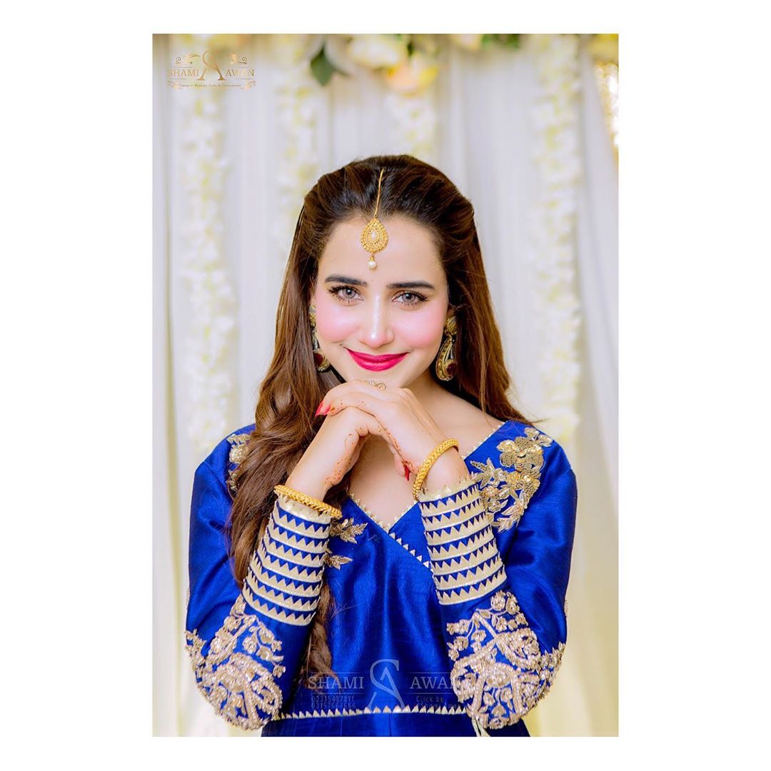 Blue with Beauty - Saniya Shamshad Gorgeous Looks