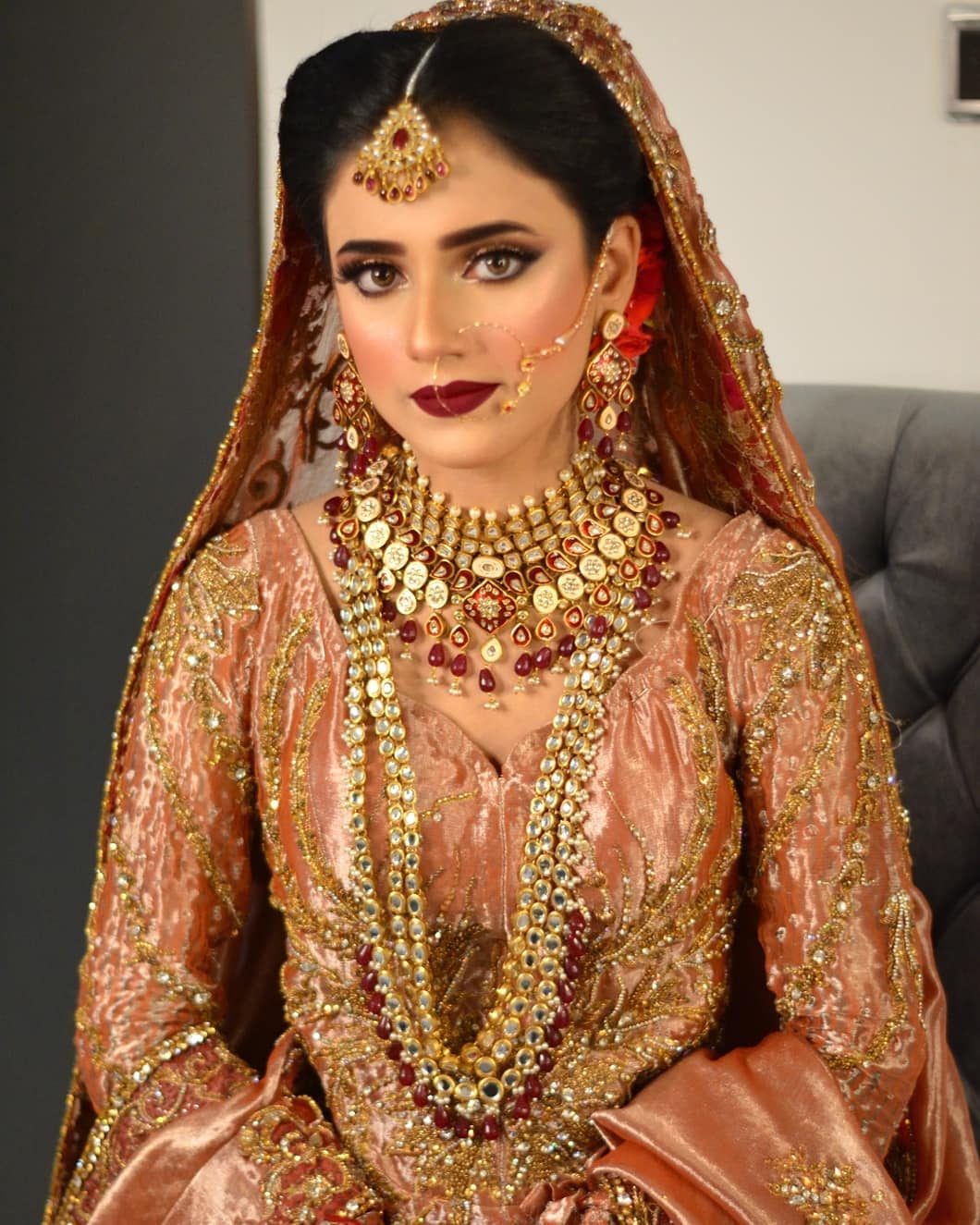Beautiful Photos of Makeup Artist Babar Zaheer Wedding