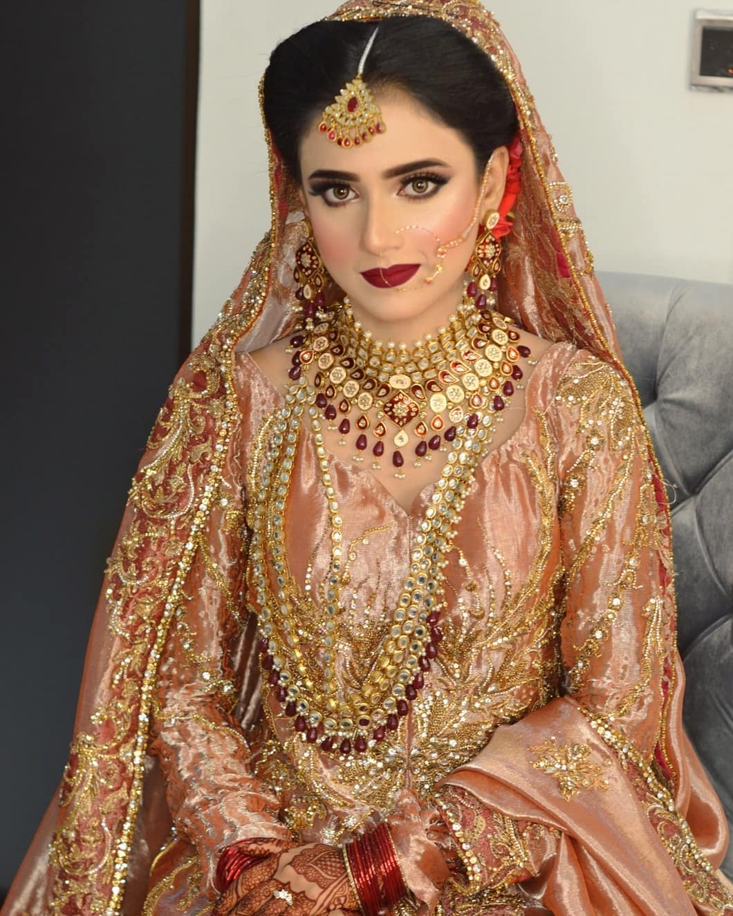 Beautiful Photos of Makeup Artist Babar Zaheer Wedding