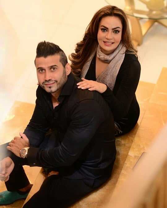 Sadia Imam Beautiful Clicks with Husband and Daughter