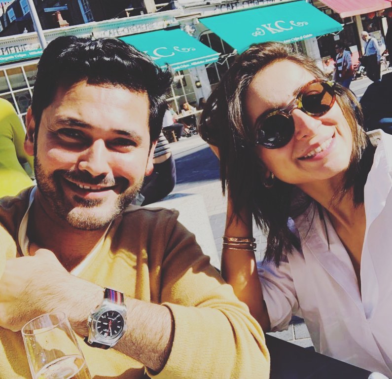 New Pictures of Actress Sarwat Gilani with Husband from London