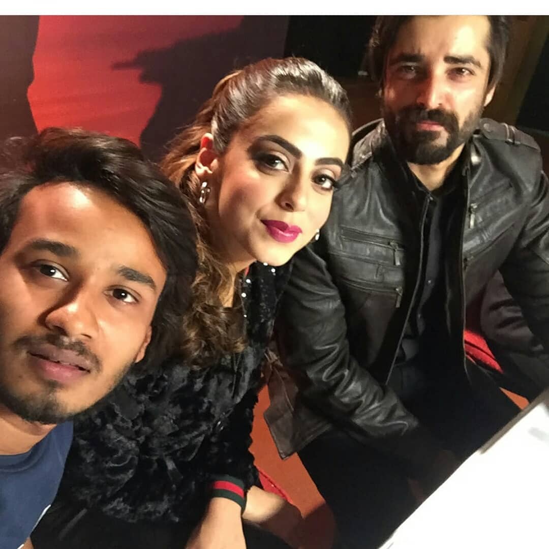 Sajal Aly & Hamza Ali Abbasi Spotted on Set of Serial Alif in Turkey