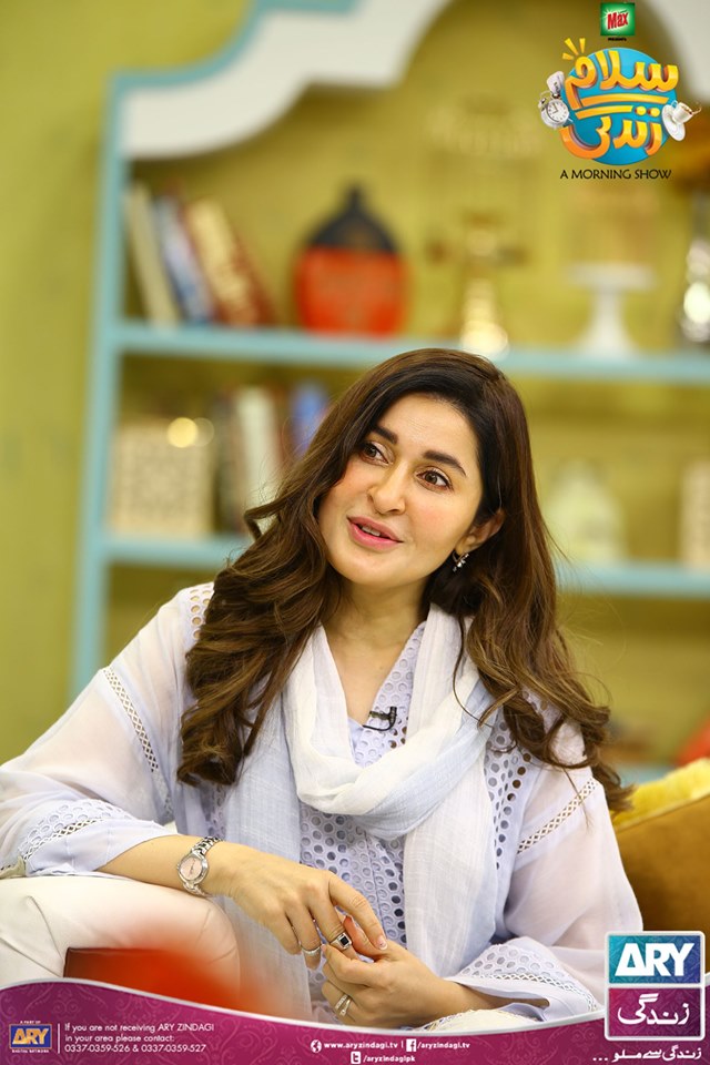 Dr Shaista Lodhi with her Son Shahfay in Faysal Qureshi Morning Show