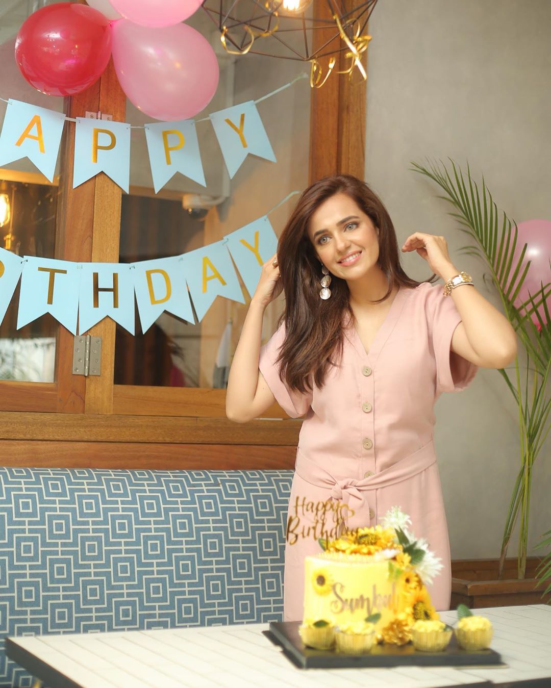 Beautiful Sumbul Iqbal Birthday Party Pictures