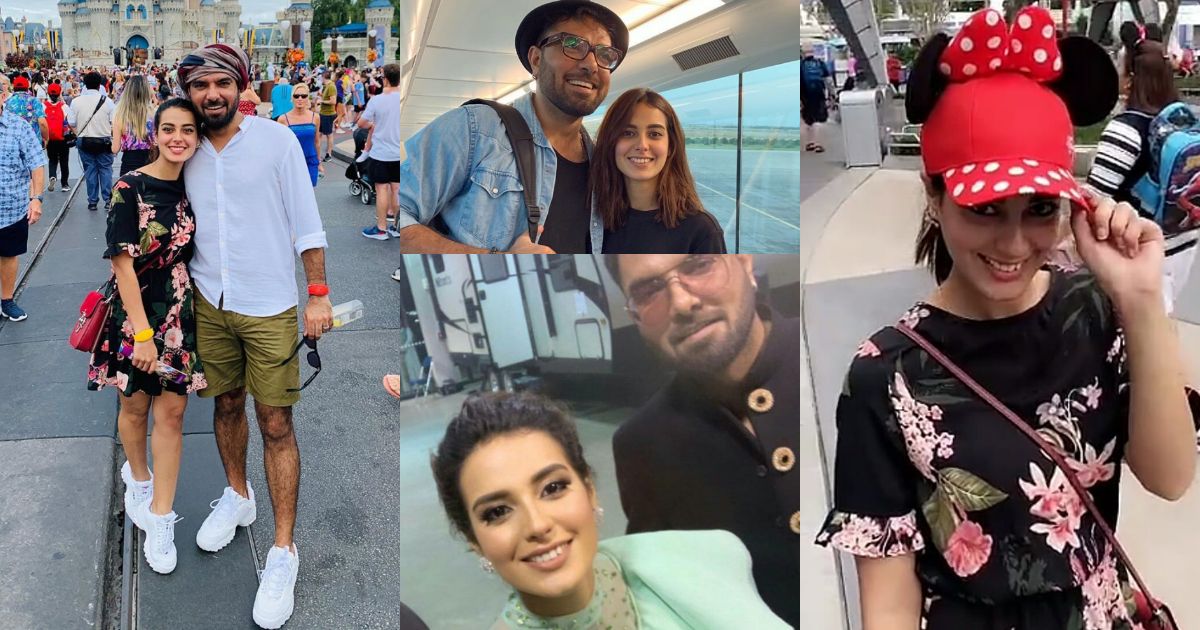 Awesome Clicks of Iqra Aziz and Yasir Hussain at Disney Land USA