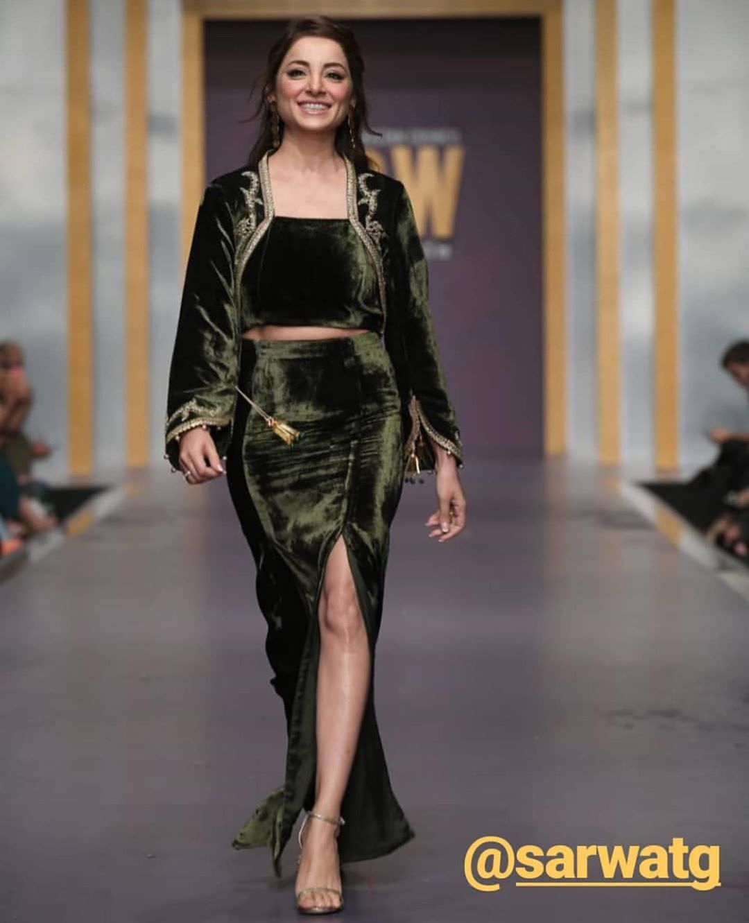 Sarwat Gillani Walked on Ramp at Fashion Pakistan Week-Winter Festive ’19
