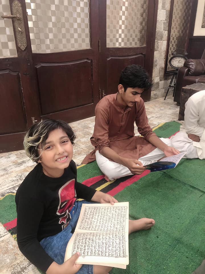 Javeria and Saud Arranged Quran Khuani At Their Home