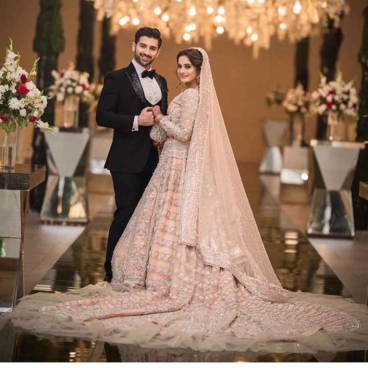 First Wedding Anniversary Pictures of Aiman Khan and Muneeb Butt