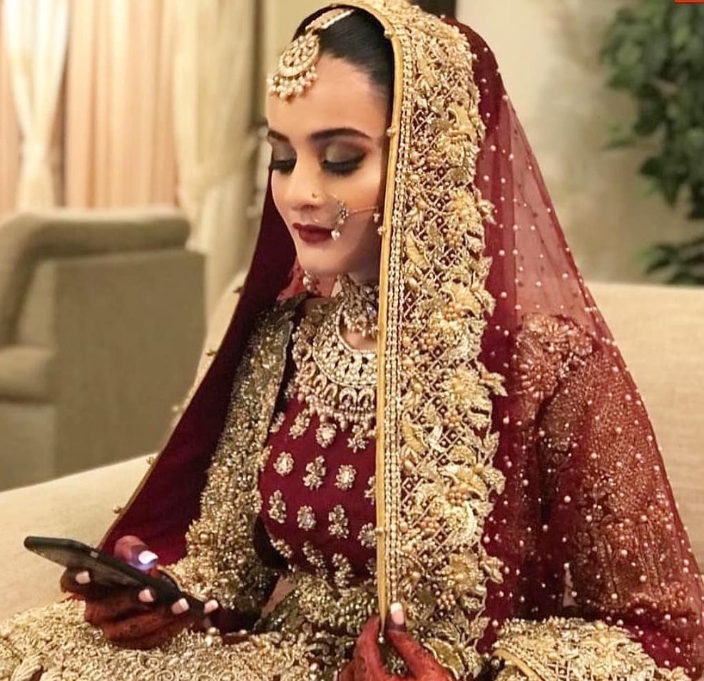 First Wedding Anniversary Pictures of Aiman Khan and Muneeb Butt