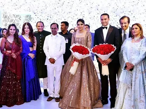 Sania Mirza Sister Anam Mirza Walima Reception Pictures