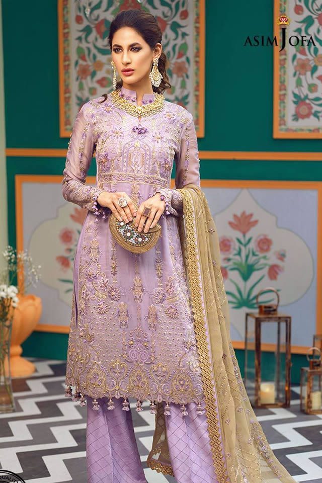 Asim Jofa Orne Mysorie Chiffon Winter Design 2020