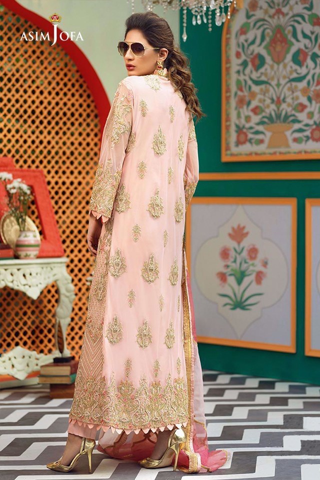 Asim Jofa Orne Mysorie Chiffon Winter Design 2020