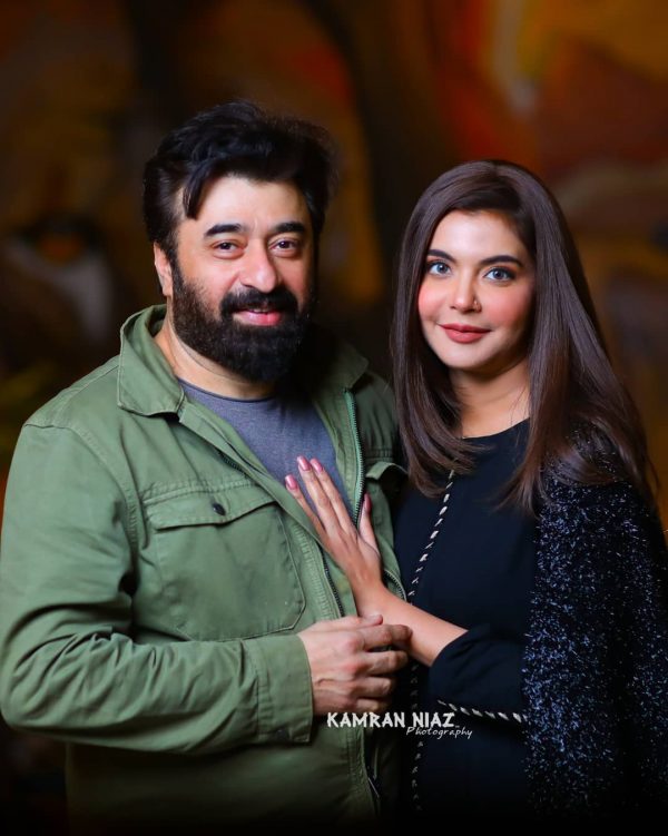 Humayun Saeed with his Wife at Yasir and Arsalan Restaurant