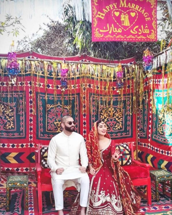Awesome Wedding Clicks of Actress Eman Suleman