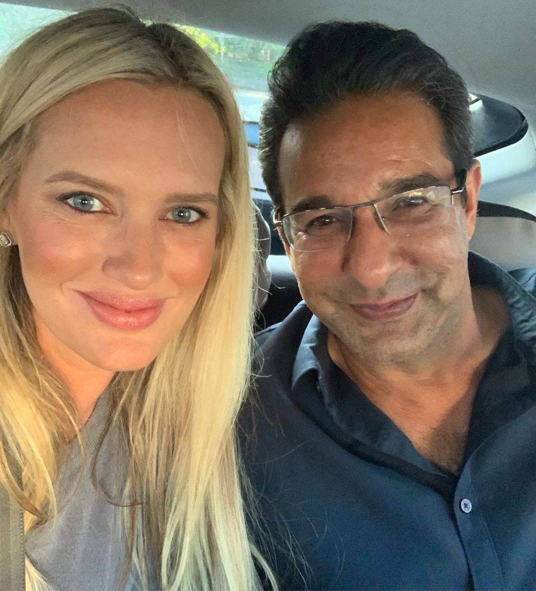 Wasim Akram with his Wife Shaniera in Australia Enjoying Vacations