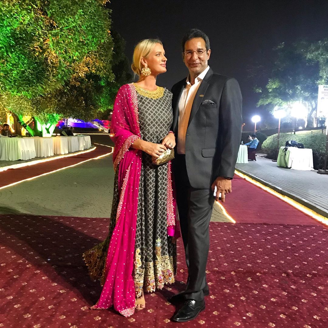 Wasim Akram with his Wife Shaniera in Australia Enjoying Vacations