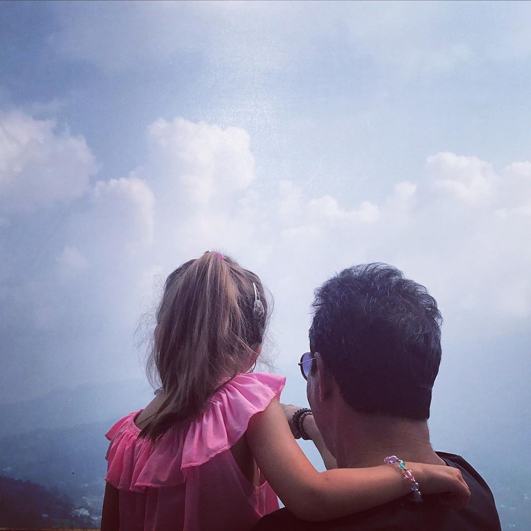 Wasim Akram with his Wife Shaniera in Australia Enjoying Vacations