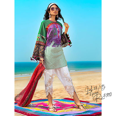 Muzlin Spring/Summer Vol - 1 Unstitched Collection 2020 With Prices 3 3 piece summer wear Unstitched Collection