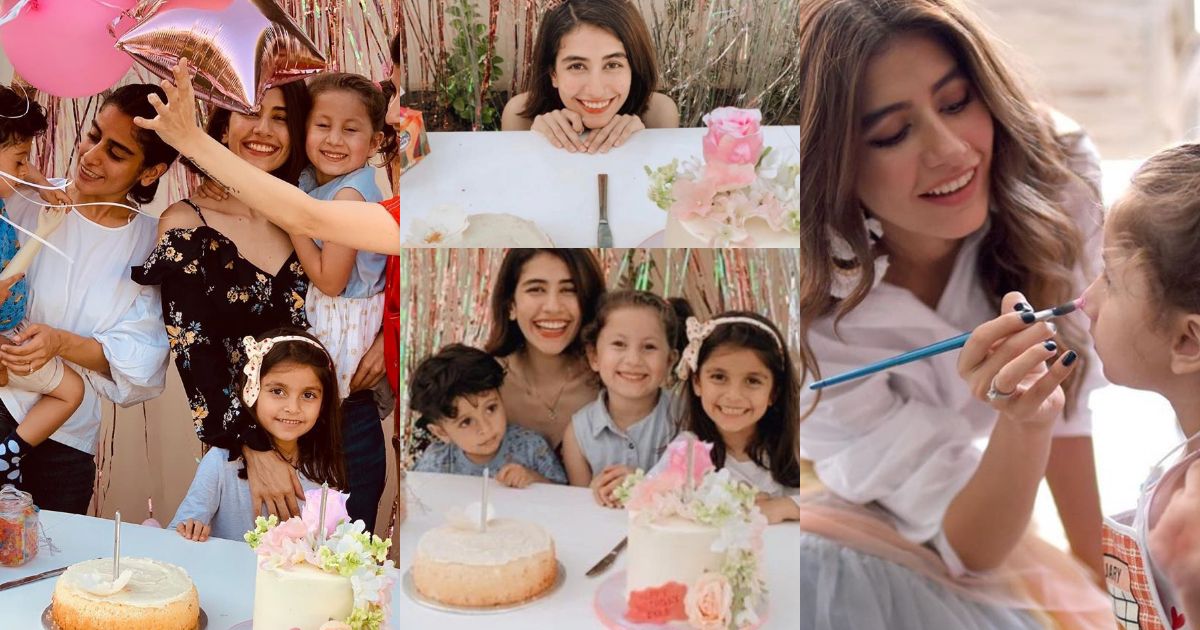 Syra Yousaf Celebrating Her Daughter Birthday Party [Pictures]