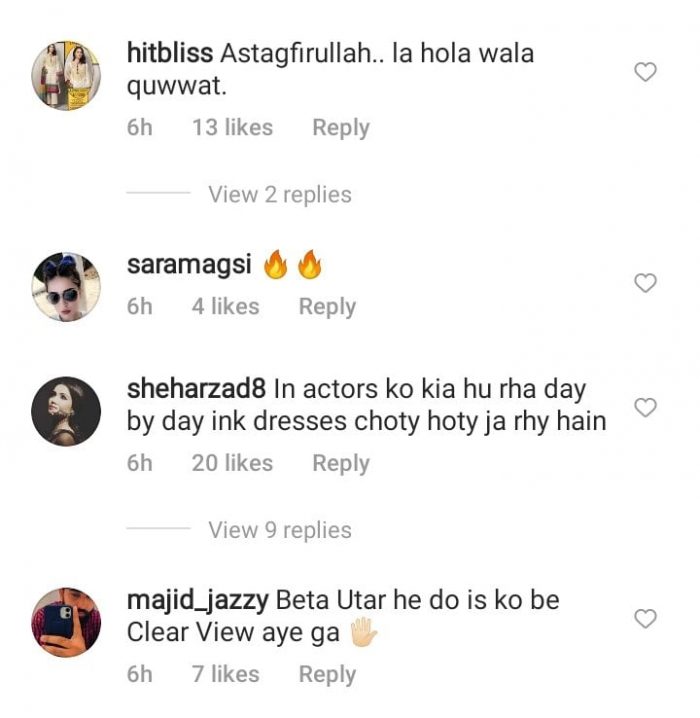 Ushna Shah’s Recent Pictures invited Criticism