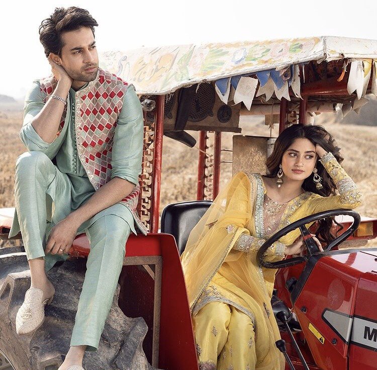 Sajal Aly And Bilal Abbas Photoshoot in Desi Mahol is so Attractive 4 Sajal Aly And Bilal Abbas Photoshoot in Desi Mahol is so Attractive