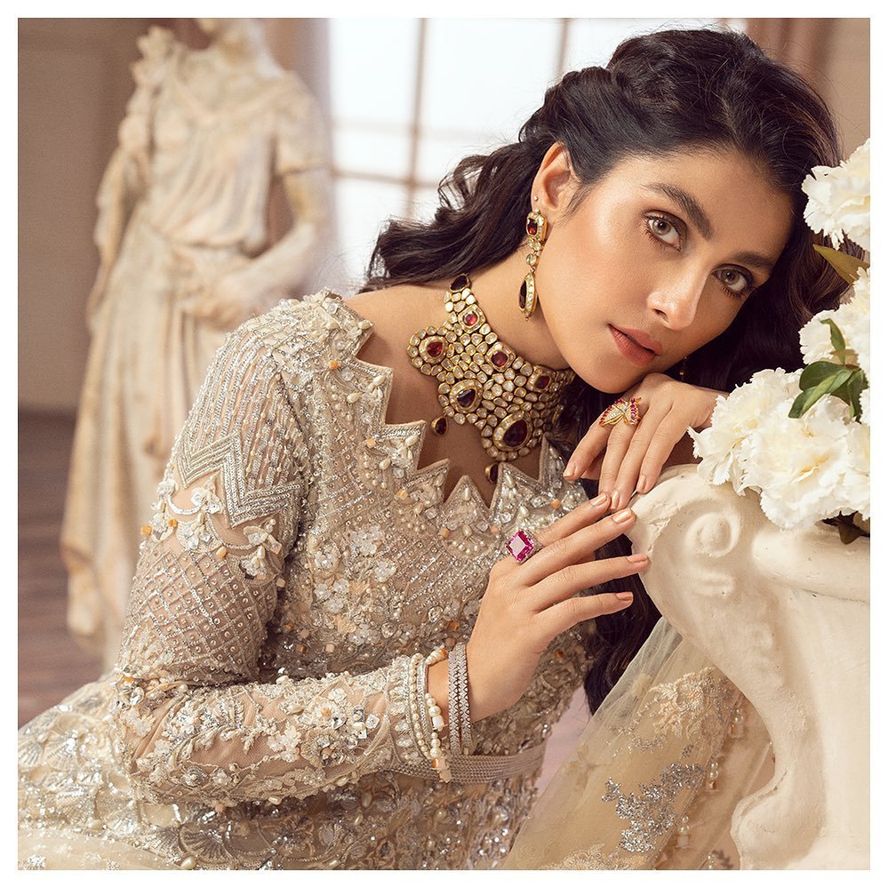 Ayeza Khan Bridal Photoshoot for Anaya by Kiran Chaudhry