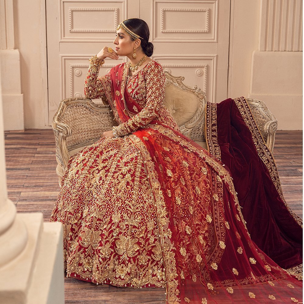 Ayeza Khan Bridal Photoshoot for Anaya by Kiran Chaudhry