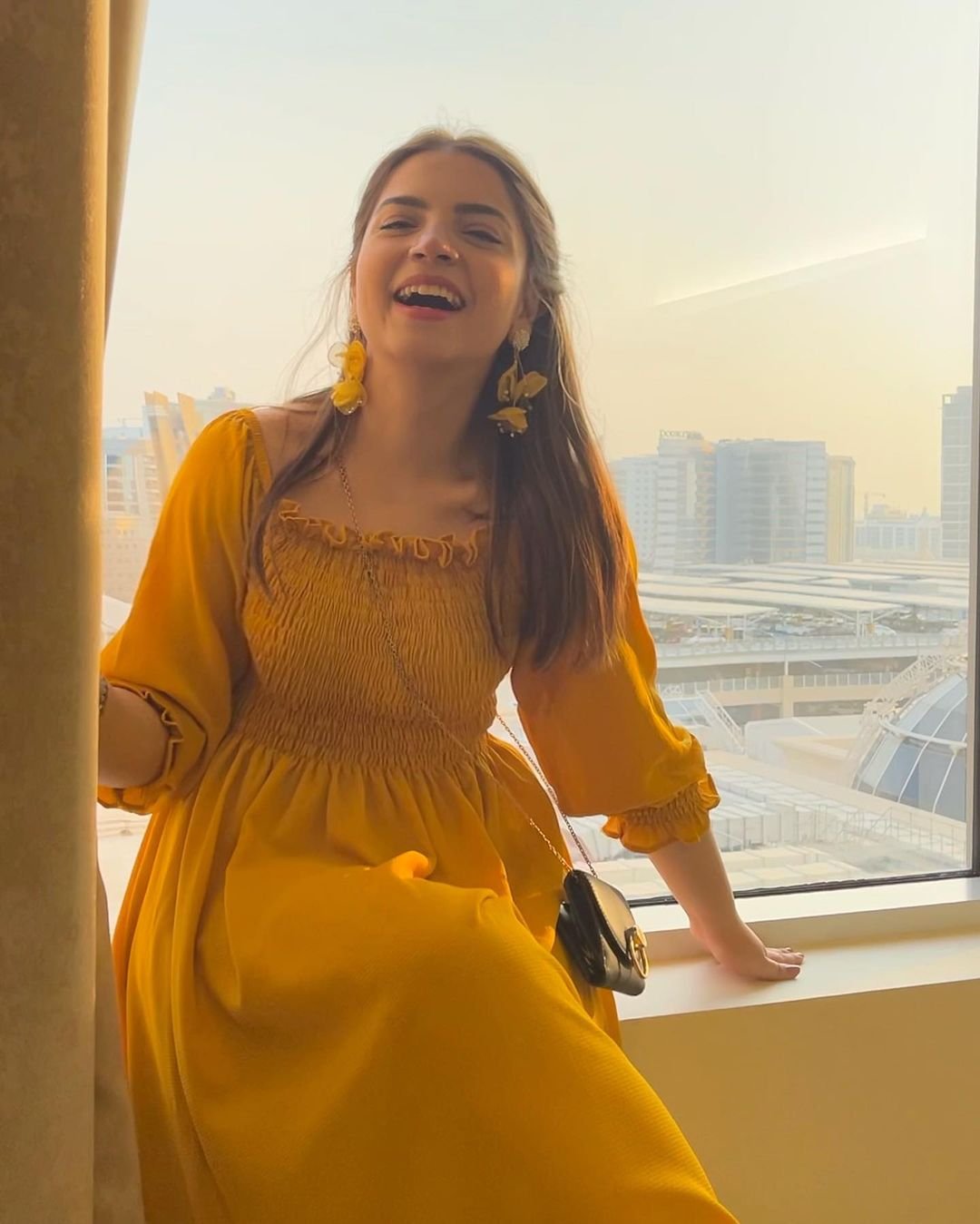 Iqra Aziz and Dananeer Smiling Pictures from JPL