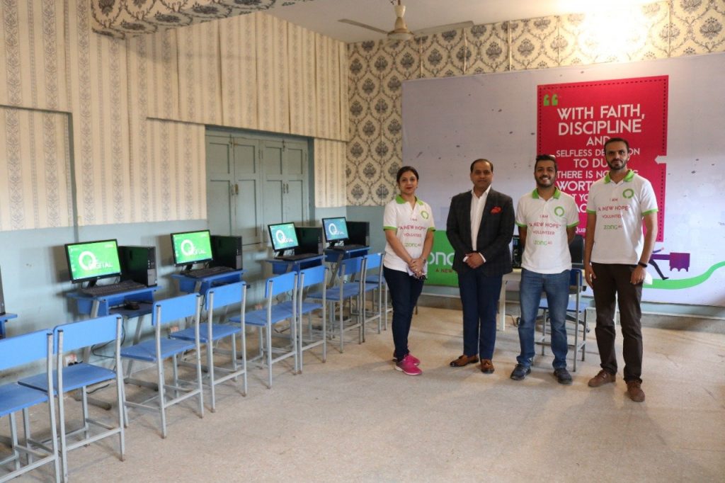 Zong 4G in collaboration with MoIT sets up digital lab for female students of Maulvi Abdul Haq School
