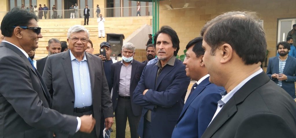 Chairman PCB visits Naya Nazimabad