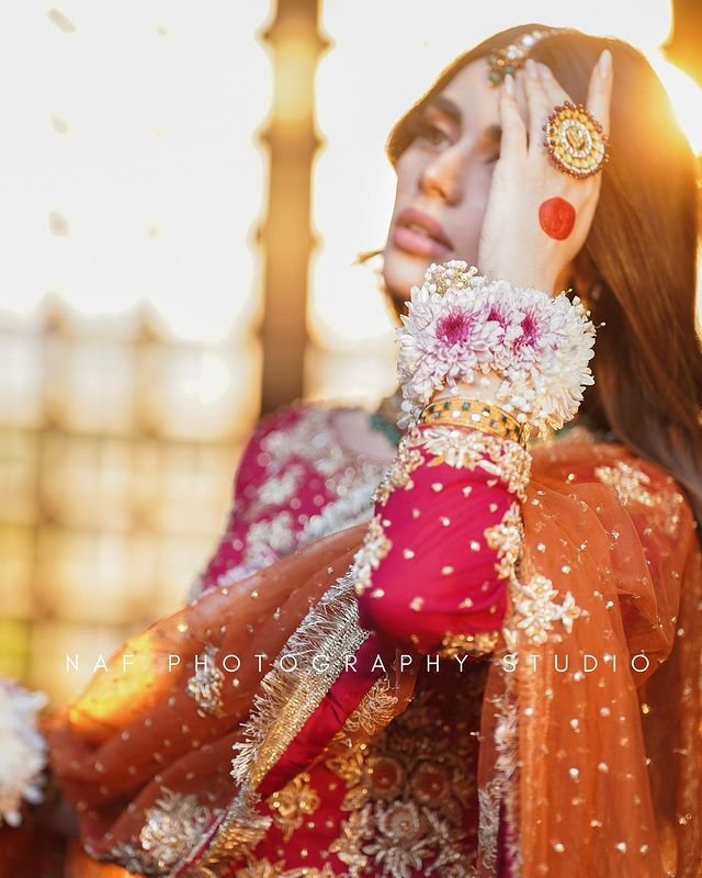 Sadaf Kanwal Bridal Photo Shoot for Lush Saloon