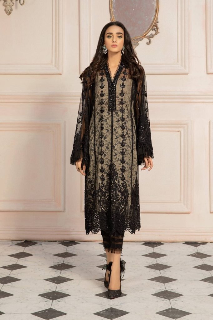 Maria B Luxurious Fabrics - M. Luxe Embroidered Loose Fabrics 3 Maria B Luxurious Fabrics - M. Luxe Embroidered Loose Fabrics