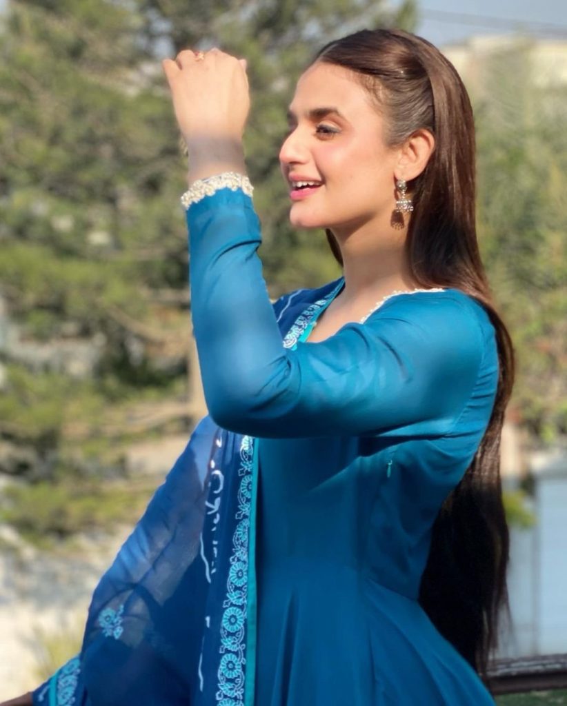 Hira Mani dress to nine in stunning Blue 3 Hira Mani dress to nine in stunning Blue