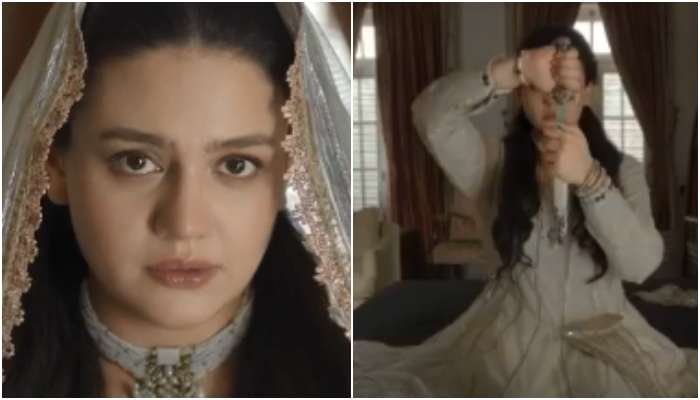 Zara Noor Abbas shows looks from her Drama Badshah Begum