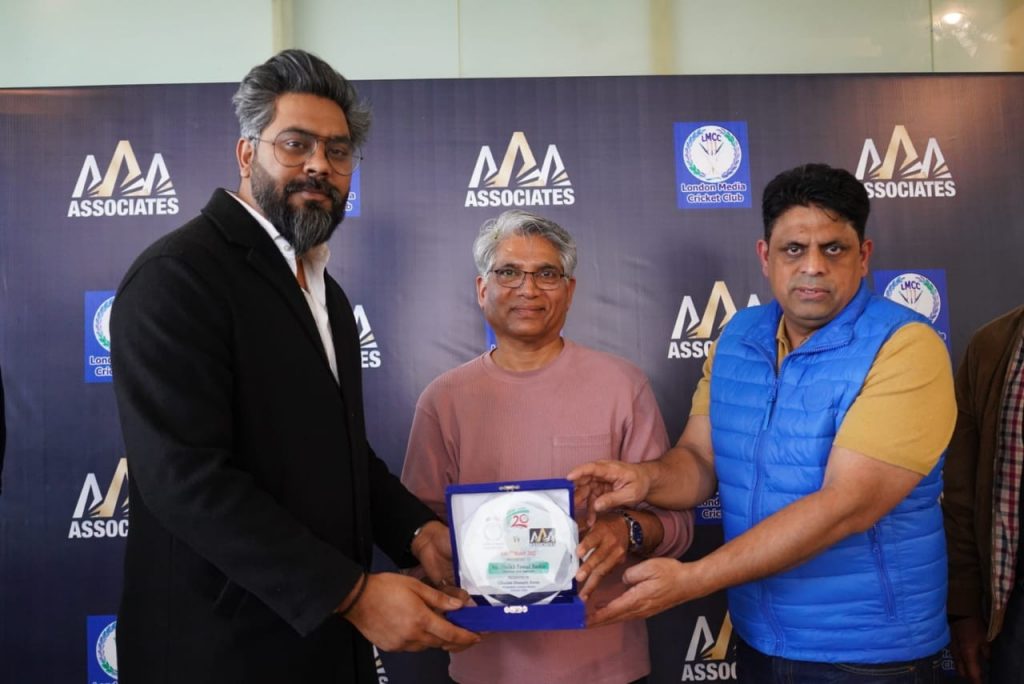 AAA Associates hosted brunch to honored the London journalist of Media Cricket Club