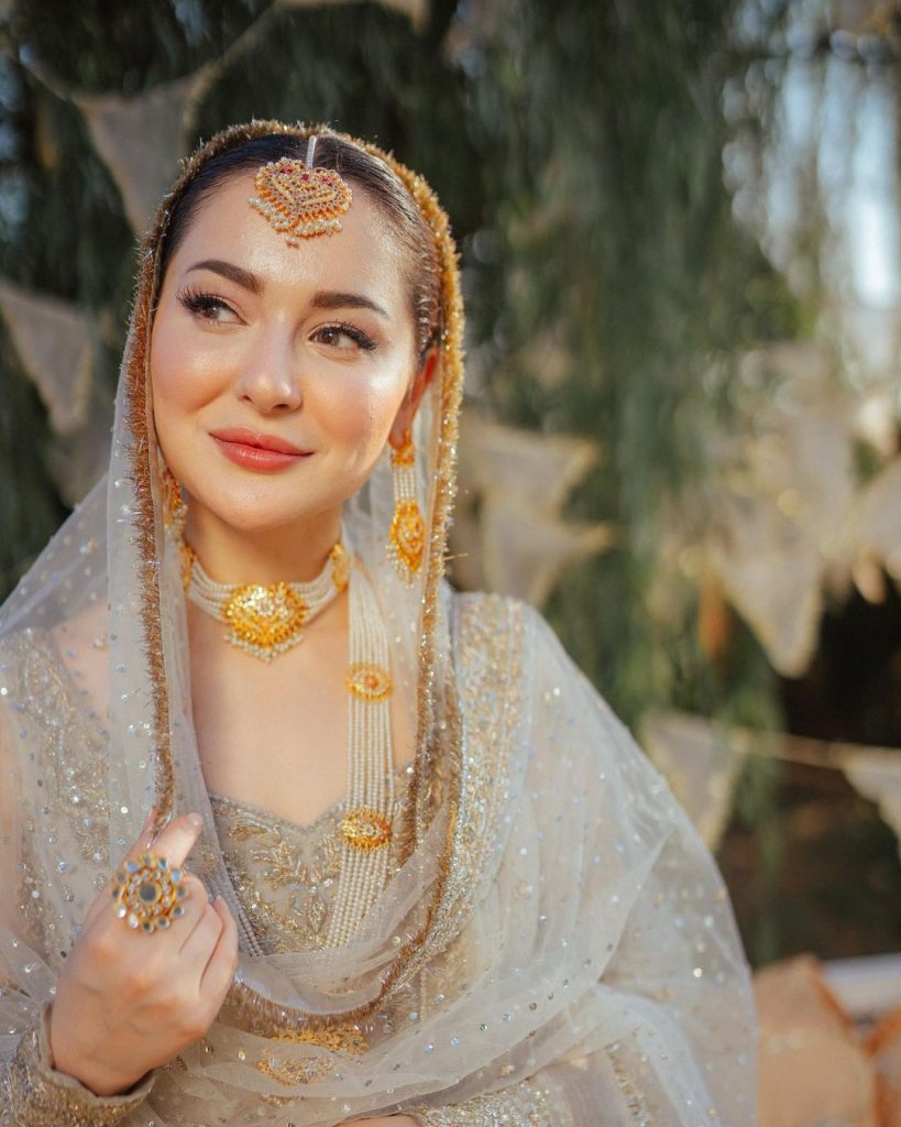 Hania Aamir exudes Elegance in recent Nikkah Attire
