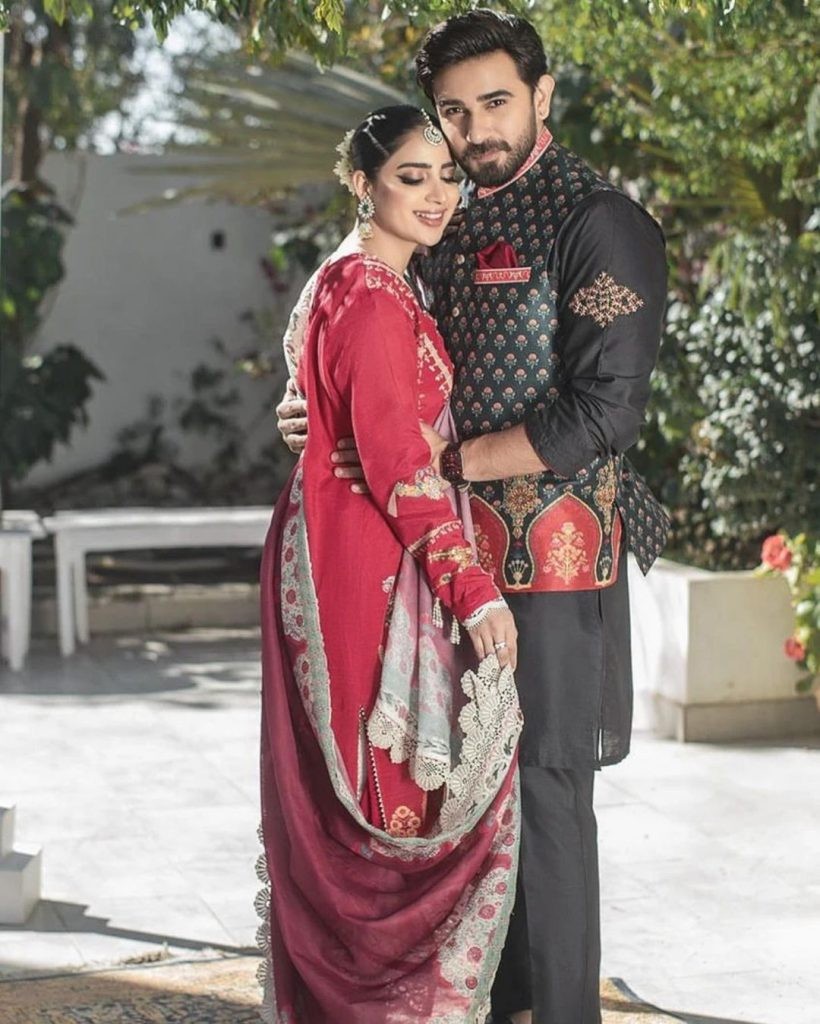 Saboor Ali and Ali Ansari Photoshoot after Wedding