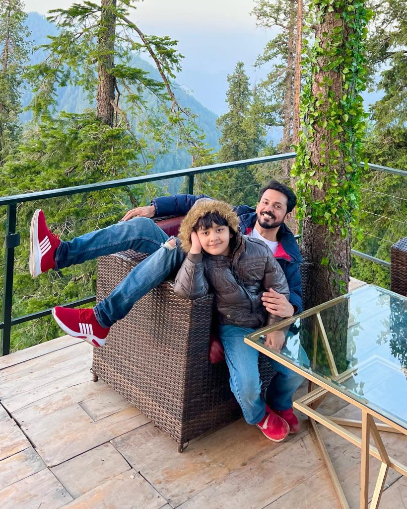 Bilal Qureshi And Family Pictures from Nathia Gali