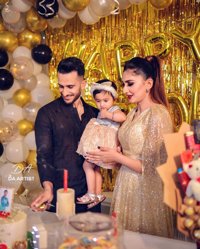 Hassan Ali gets Surprise Birthday Party from Wife Samiya